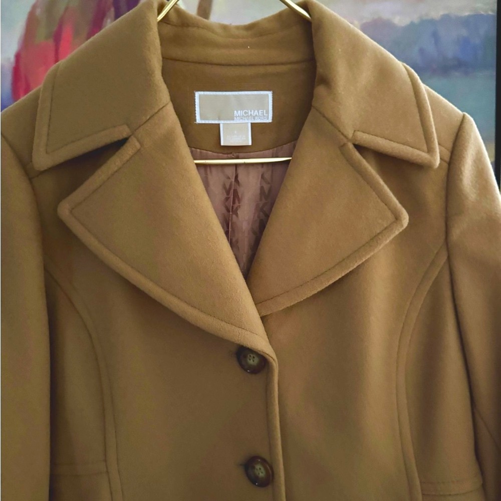 Michael Kors wool full length coat